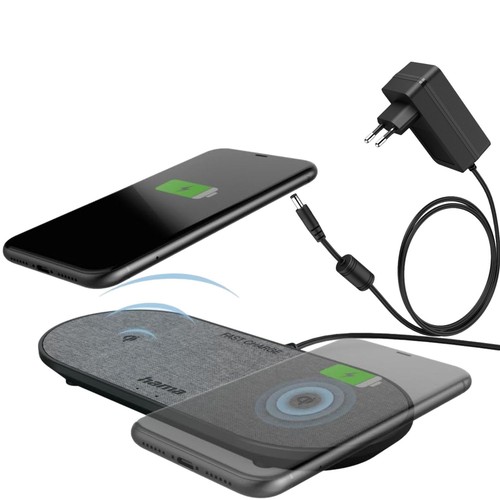 Hama dual wireless charger - qi,