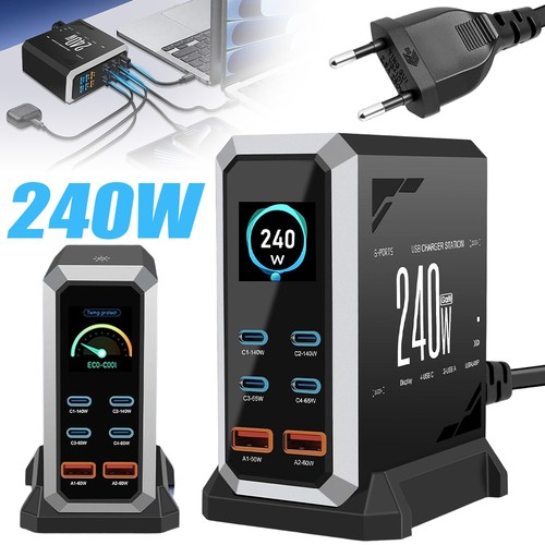 240w usb ladegerät hub - 240w,