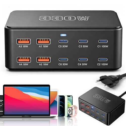 10fach usb ladegerät hub - 10fach,