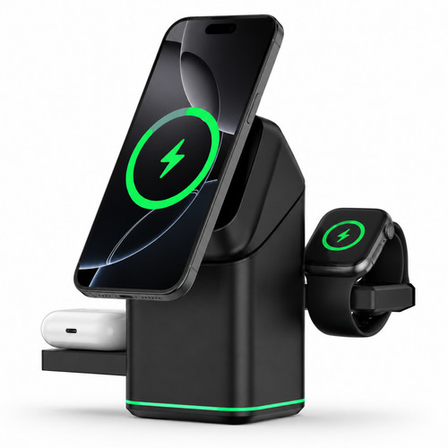 3in1 wireless ladestation - 3in1,
