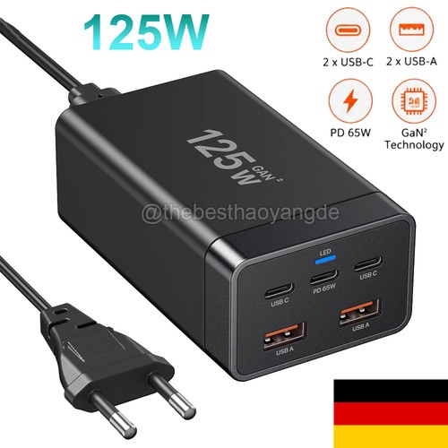 Usb ladegerät 125w - usb-c,