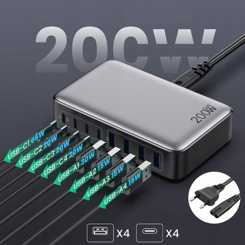 Usb ladegerät 200w - usb-c, ladegerät,200w