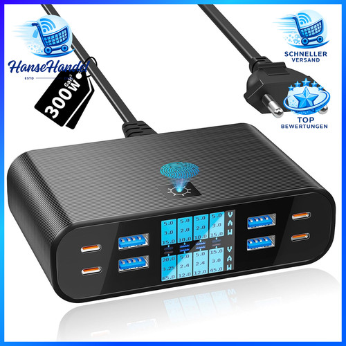 Usb ladegerät port - c, 8-port