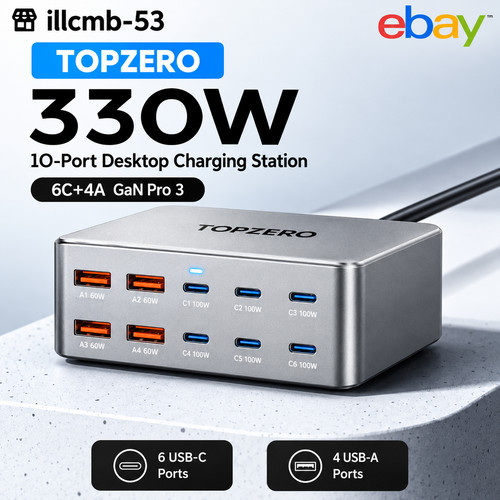 330 usb gan ladegerät - 330-w-usb-c-gan-ladegerät, –