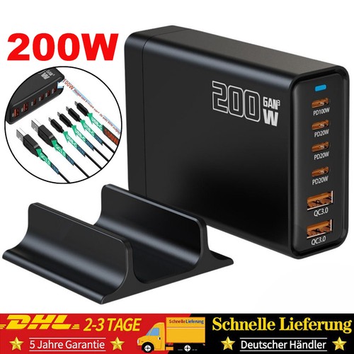 Usb ladegerät 200w - usb-c, ladegerät,200w