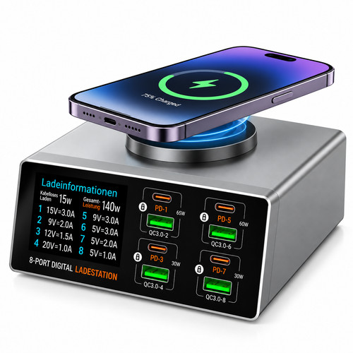 140w usb ladestation in - 140w,