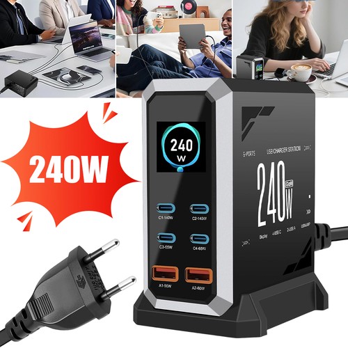 240w usb ladegerät mehrfach - usb, c