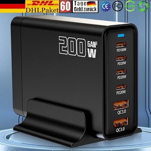 Usb ladegerät 200w - usb-c, ladegerät,
