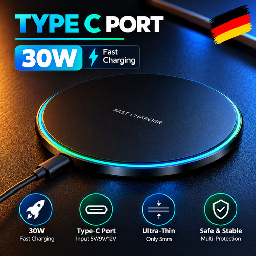 30w wireless charger schnell - 30w,