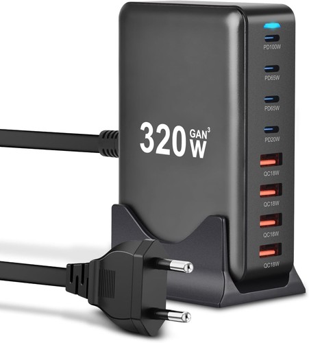 320w usb ladegerät - c, mehrfach